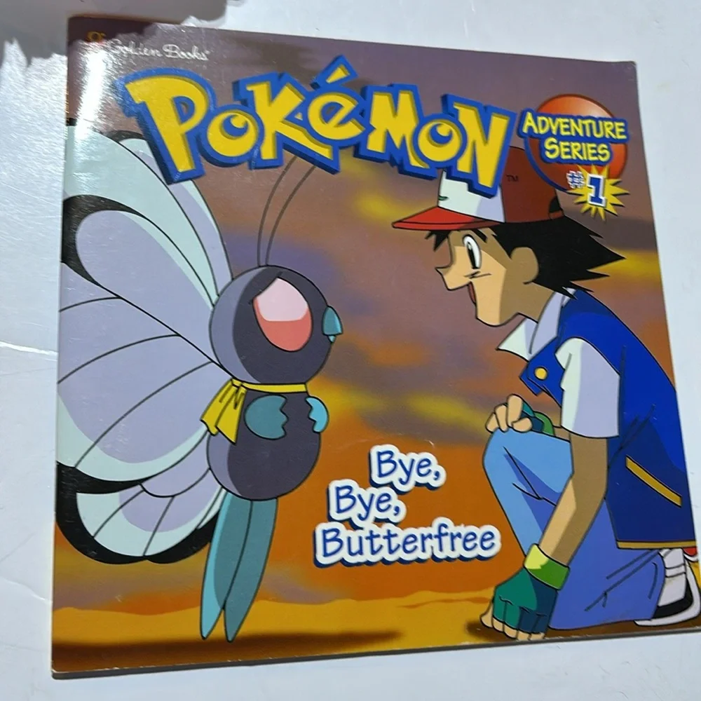 Pokemon BOOK Vintage 1998 Two Pokémon Adventure Series Paperback Books Nintendo